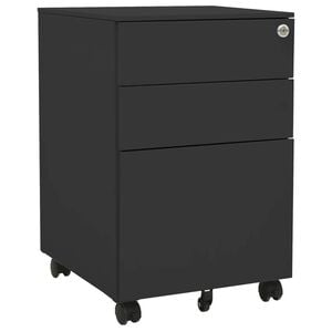 vidaXL Dulap dosare mobil, antracit, 39x45x60 cm, oțel