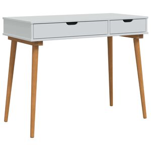 vidaxl Masă de Machiaj FAUSKE Alb 100 x 50 x 78 cm