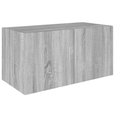 vidaXL Dulap de perete, gri sonoma, 80x39x40 cm, lemn prelucrat