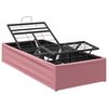 vidaXL Cadru Electric Ajustabil pentru Pat Roz 200 x 90 x 33,5 cm Oțel