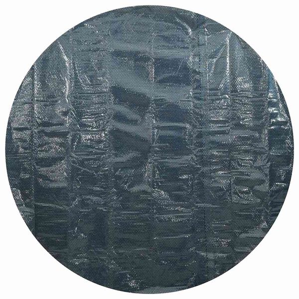 vidaXL Folie solară plutitoare piscină, negru/albastru, 356 cm, PE