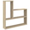vidaXL Raft de perete Stejar Sonoma 60 x 11 x 60 cm Lemn prelucrat