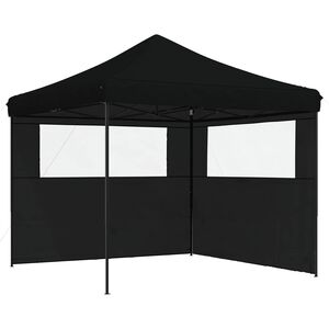 vidaXL Cort pentru Petreceri Negru 292 x 292 x 315 cm Material Oxford