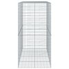 vidaXL Coș gabion cu capac, 200x100x200 cm, fier galvanizat