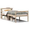 vidaXL Cadru de pat senior cu tăblie, 90x190 cm, lemn masiv de pin