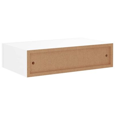 vidaXL Dulap de perete cu sertare, 2 buc., alb, 40x23,5x10 cm, MDF