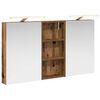 vidaXL Set dulap baie 3 buc. 110 x 10,5 x 60,5 cm Lemn prelucrat