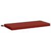 vidaXL Perna pentru bancă SOEST 100% Polyester Roșu 60 x 40 x 5 cm