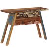 vidaXL Masă consolă, 110 x 30 x 75 cm, lemn masiv reciclat