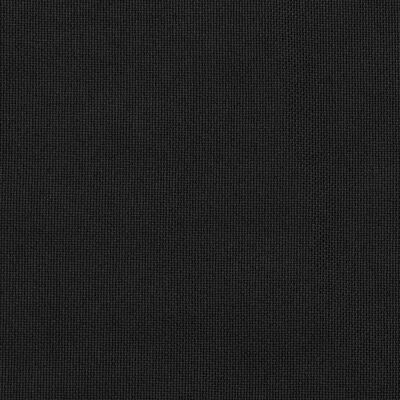 vidaXL Draperii opace aspect in, cârlige, 2 buc., negru, 140 x 175 cm