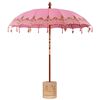 vidaXL Umbrela balineză cu bază Roz &Oslash; 210-220 cm