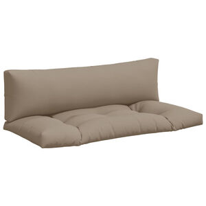vidaXL Perne de paleți, 2 buc., gri taupe, material textil
