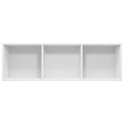 vidaXL Bibliotecă/Comodă TV, alb, 36 x 30 x 114 cm, PAL