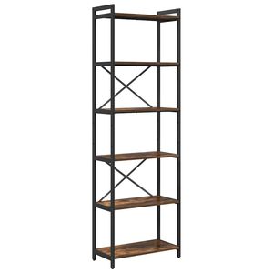 vidaXL Raft pentru cărți 60 x 30 x 189,5 cm Lemn prelucrat
