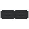 vidaXL Pernă pentru tăblie pat, Zadar, negru, 160 cm, piele artificială
