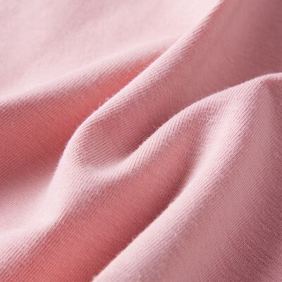 Tricou de copii cu mâneci lungi, roz deschis, 92