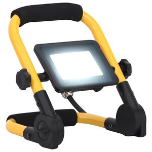 vidaXL Proiector cu LED și m&acirc;ner, alb rece, 20 W