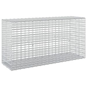 vidaXL Gabion cu Fir de 5 mm și Plasă de 5x2,5 cm 100x30x50 cm
