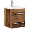 vidaXL Dulap pentru Chiuveta de Baie Lemn Vechi 41 x 38,5 x 48 cm