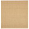 vidaXL Covor din sisal, natural, 100x100 cm