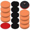 vidaXL Set bureți de lustruire, 14 piese, 150 mm