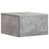 vidaXL Dulap de noapte suspendat Gri Beton 49 x 34,5 x 20 cm