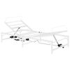 vidaXL Cadru Electric Ajustabil pentru Pat Alb 75 x 190 cm Oțel