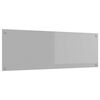 vidaXL Panou de bucătărie Gri deschis 120 x 40 cm sticlă securizată