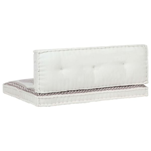 vidaXL Set de perne canapea din paleți de grădină, 2 buc., imprimat