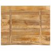 vidaXL Blat de masă margine naturală, 90x80x2,5 cm, lemn masiv mango