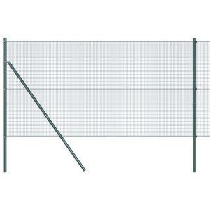 vidaXL Gard de s&acirc;rmă sudată pentru fixare la sol 10 x 1,2 m Verde