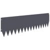vidaXL Margine pentru gazon 20 pcs 103 x 30 cm Oțel Antracit
