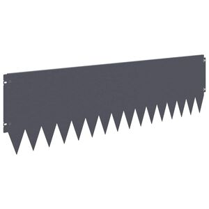 vidaXL Margine pentru gazon 20 pcs 103 x 30 cm Oțel Antracit