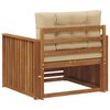 vidaXL Set de canapele de exterior Lemn de acacia solid și poliester