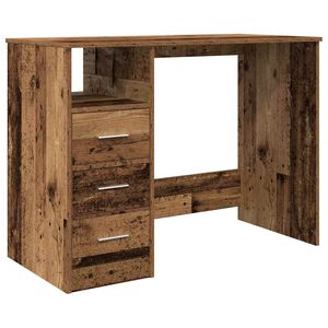 vidaXL Birou, lemn vechi, 102x50x76 cm, lemn prelucrat