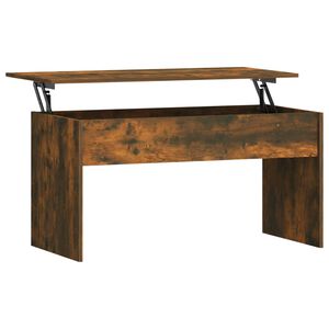 vidaXL Măsuță de cafea stejar fumuriu 102x50,5x52,5 cm lemn prelucrat