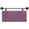 vidaXL Cap de pat suspendat Pe perete Violet 100 x 55 x 5 cm Catifea