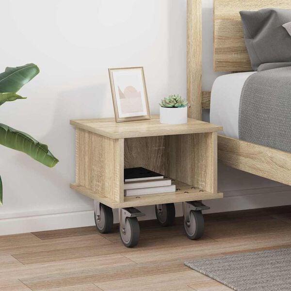 vidaXL Support TV Stejar Sonoma 37 x 35 x 35 cm Lemn compozit