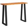 vidaXL Consolă cu margini naturale, 110x35x80 cm, lemn masiv de acacia