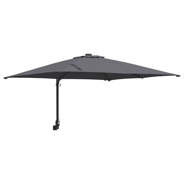 vidaXL Parasol de Grădină Antracit 248,5 x 247,5 x 160 cm