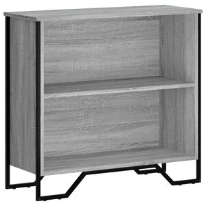 vidaXL Bibliotecă, gri sonoma, 80x31x74,5 cm, lemn prelucrat