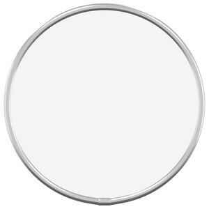 vidaXL Oglindă de perete rotundă, argintiu, &Oslash; 20 cm