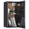 vidaXL Comode TV, 2 buc., negru extralucios, 30,5x30x60 cm