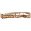 vidaXL Set de canapele de exterior 6 pcs natural Lemn Solid de Acacia