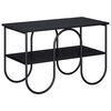 vidaXL Suport TV 80 x 40 x 50 cm Stejar Negru Lemn prelucrat