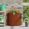vidaXL Jardinieră Ruginit 60 x 30 x 50 cm Oțel rezistent de intemperii