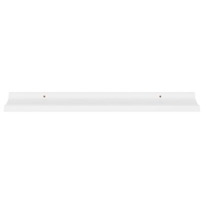vidaXL Rafturi de perete, 4 buc., alb, 80x9x3 cm