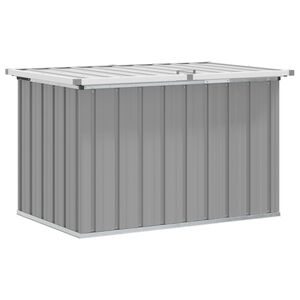 vidaXL Ladă de depozitare pentru grădină, gri, 109x67x65 cm