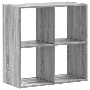 vidaXL Bibliotecă, gri sonoma, 68,5x32x68,5 cm, lemn prelucrat