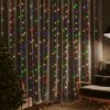 vidaXL Instalație lumini tip perdea 300 LED multicolor 3x3 m 8 funcții